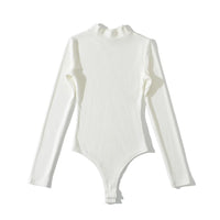 Ribbed Long Sleeve Fleece-Lined Bodysuit