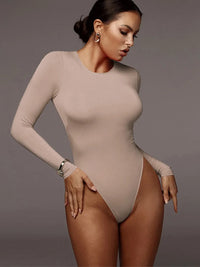 O-Neck Long Sleeve Bodysuit