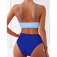 Patchwork Two-Piece Bikini Swimsuit