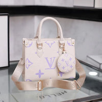 Designer Bag Tote Bag Woman Large Handbags Leather Shopping Purse Women High Quality Luxury Classic Flower Checked Shoulder Bag MM Size Handbags Travel Bag 5A