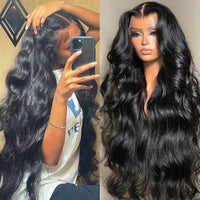Natural Black Body Wave HD Lace Wig – 13x4 | 13x6 | 7x6 | 360 | 220% Density