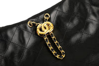 Quilted Vegan Leather Tote Handbag for Women, Soft Leather Slouchy Shoulder Bag