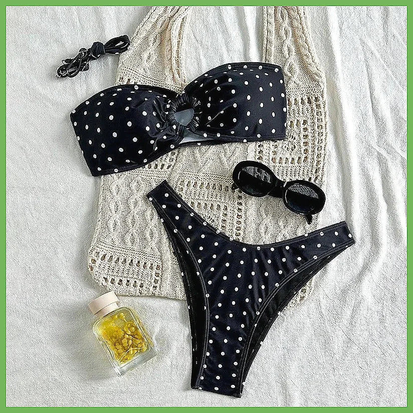 Classic Dot Brazilian Bikini Set