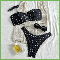 Classic Dot Brazilian Bikini Set