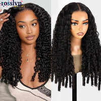 Burmese Curly 1B Black HD Lace Front Human Hair Wig