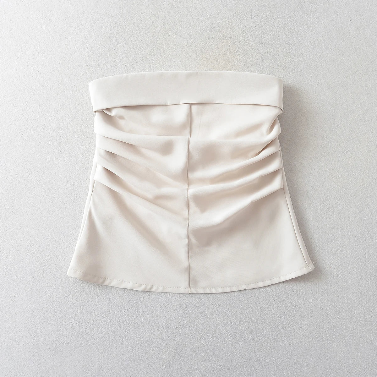 Strapless Tank Top & Mini Skirt Set
