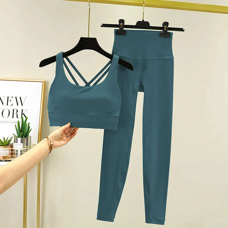 Seamless High-Waist Yoga Set