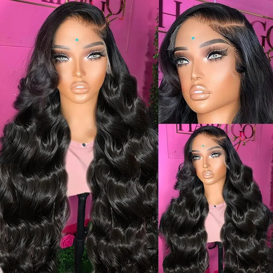 Glueless Body Wave 13x6 HD Lace Frontal Wig – 40 Inch Human Hair