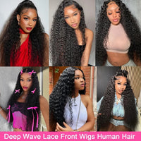 Deep Wave HD Lace Front Wig – 13x4 & 13x6
