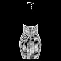 Fishnet Hollow Out See-Through Beach Cover-Up