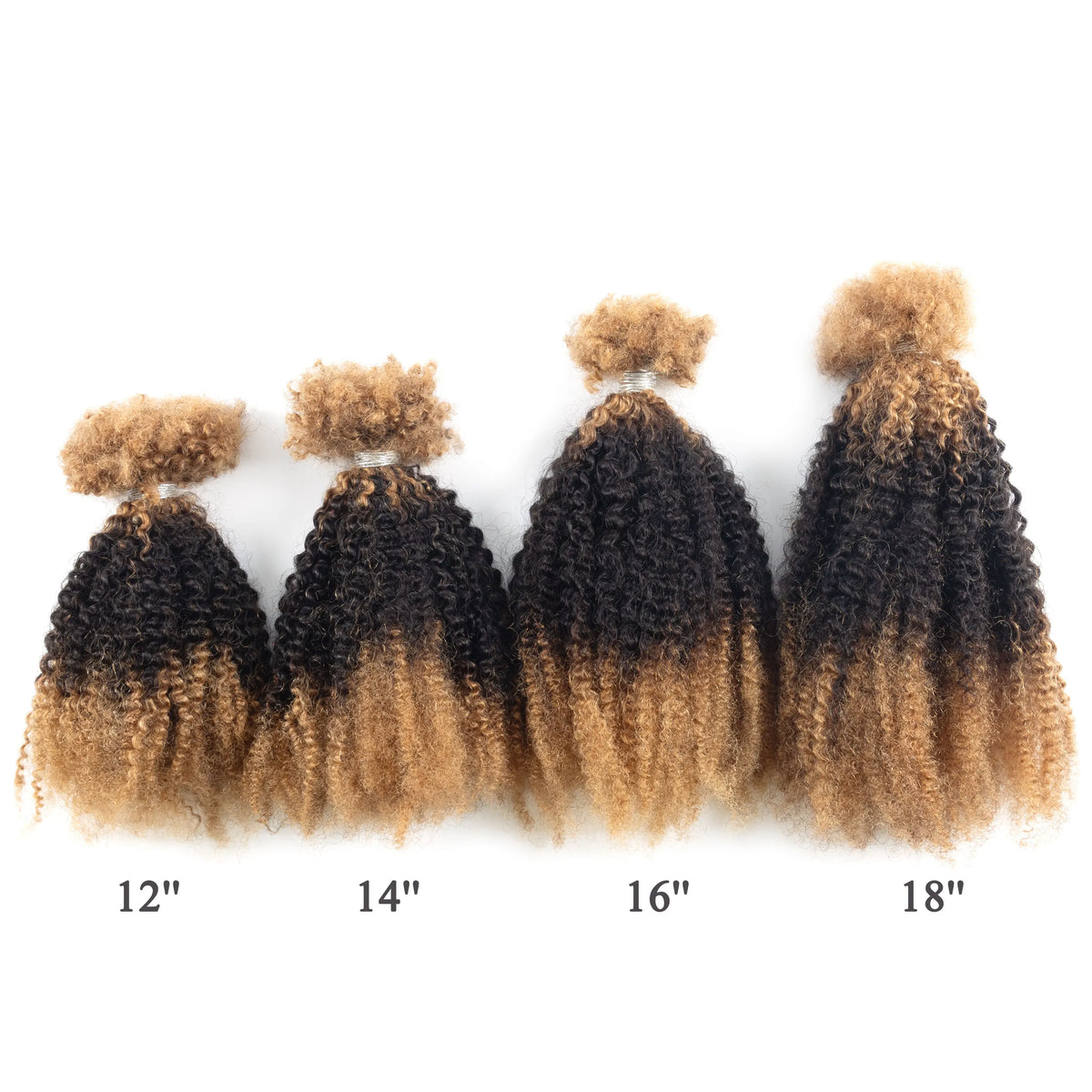 27-1B-27 Human Hair Kinky Twist Extensions