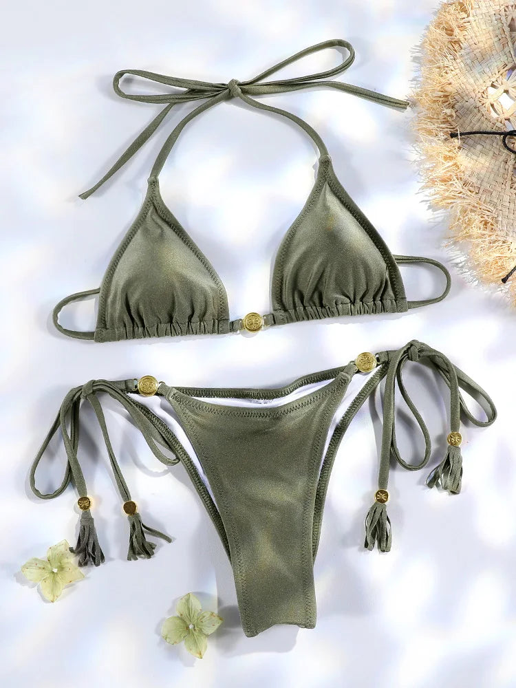 Triangle Micro Bikini Set