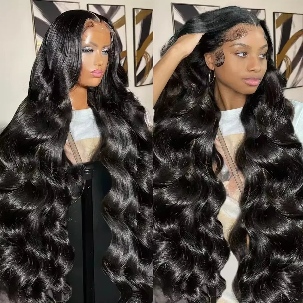 Natural Black Body Wave HD Lace Wig – 13x4 | 13x6 | 7x6 | 360 | 220% Density