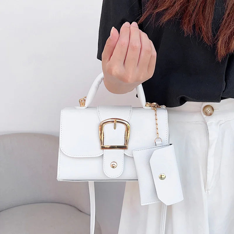 Fashion Square Shoulder Bags for Women, Small Handbags and Purses, PU Leather Crossbody Bags for Daily Used, Commuting, Gifts