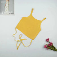 Lace-Up Sleeveless Bandage Crop Top