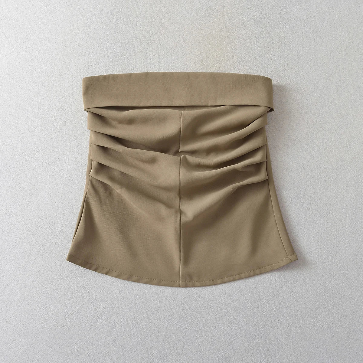 Strapless Tank Top & Mini Skirt Set
