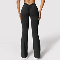 V-Back High Waist Push-Up Leggings