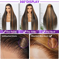1B30 Highlight Straight HD Lace Wig – 13x4 & 13x6