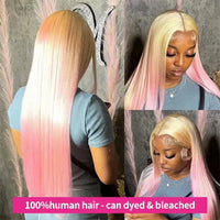 613 Blonde Straight Human Hair Wig