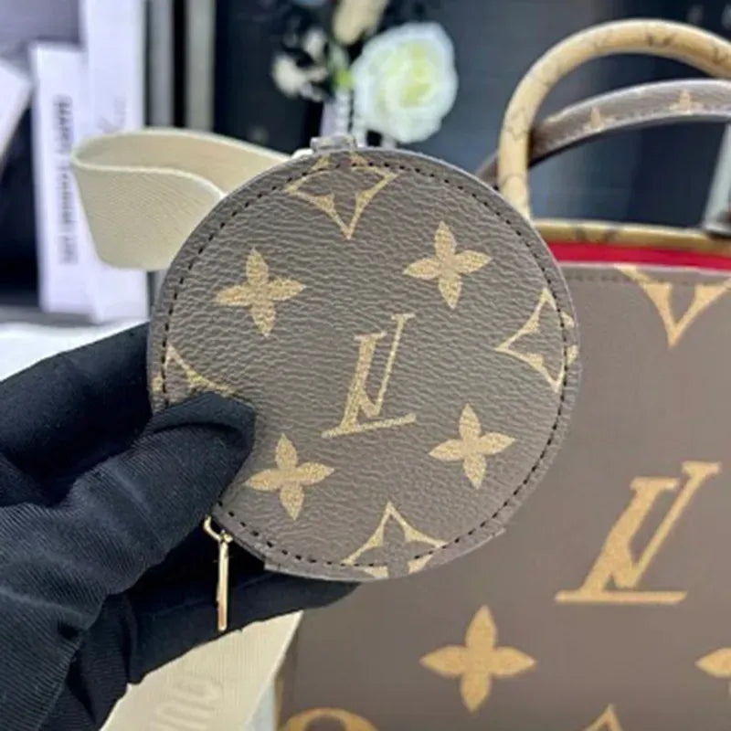Designer Bag Tote Bag Woman Large Handbags Leather Shopping Purse Women High Quality Luxury Classic Flower Checked Shoulder Bag MM Size Handbags Travel Bag 5A
