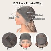 Highlight Body Wave HD Lace Wig – P1B30 Ombre | 13x4, 13x6 & 5x5 Glueless | 200% & 250% Density