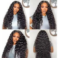 Natural Black Deep Wave Human Hair Wig