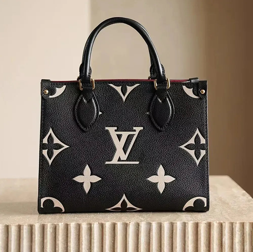 Designer Bag Tote Bag Woman Large Handbags Leather Shopping Purse Women High Quality Luxury Classic Flower Checked Shoulder Bag MM Size Handbags Travel Bag 5A