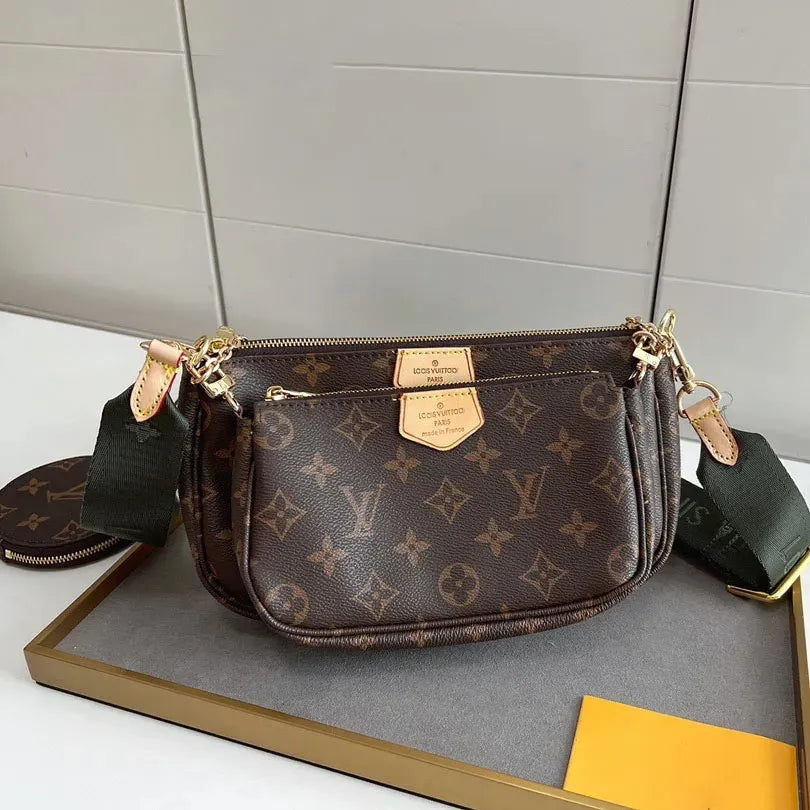 Designer Bag Tote Bag Woman Large Handbags Leather Shopping Purse Women High Quality Luxury Classic Flower Checked Shoulder Bag MM Size Handbags Travel Bag 5A