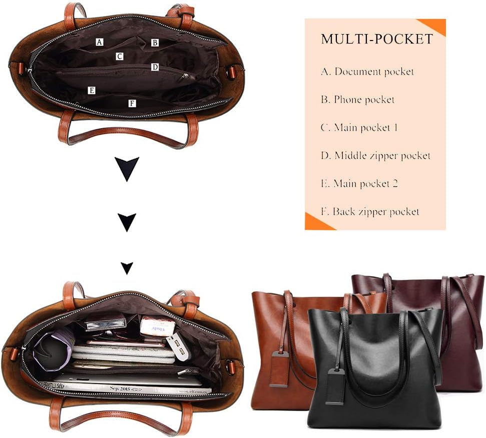 Women Top Handle Satchel Handbags Shoulder Bag Messenger Tote Bag Purse