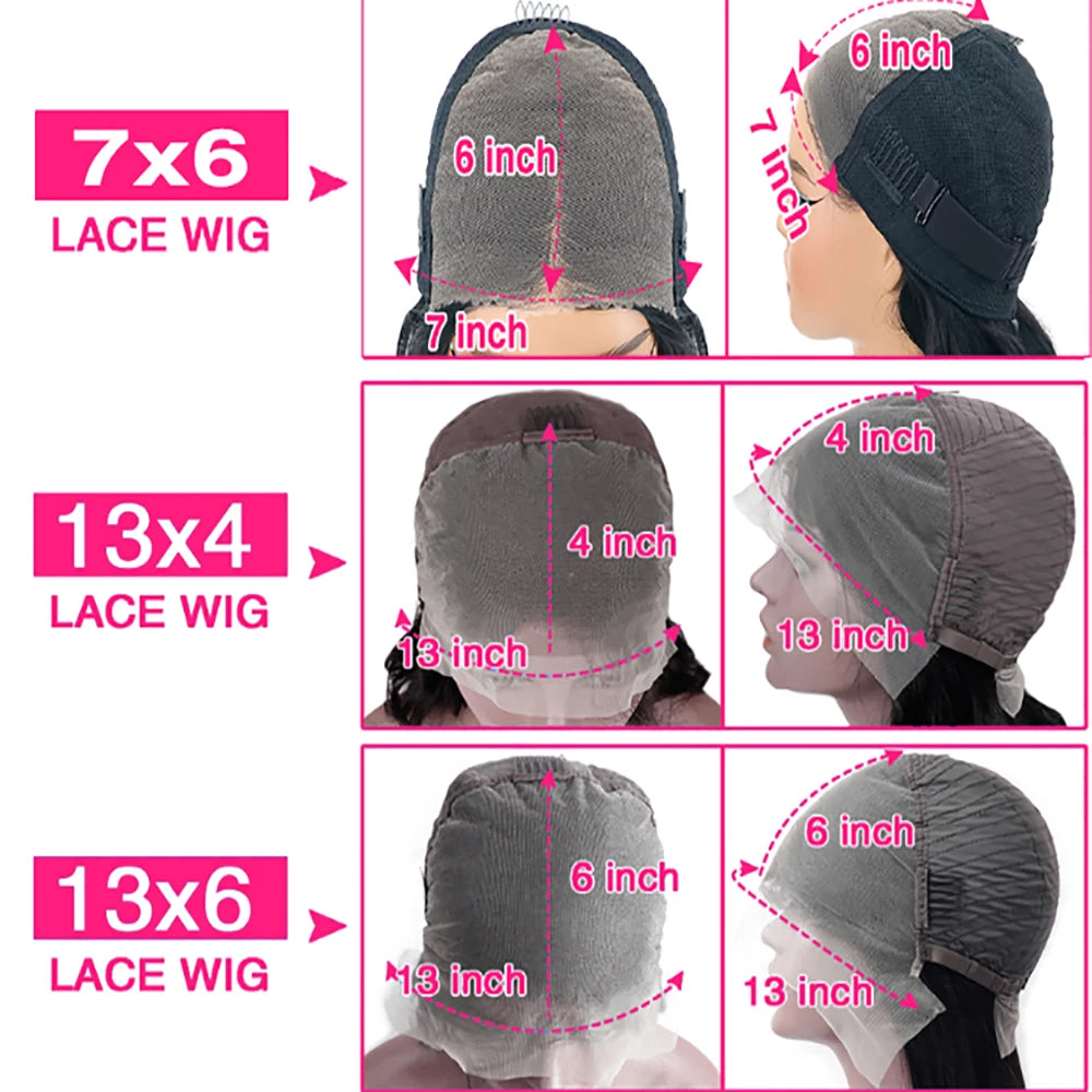 Natural Black Body Wave HD Lace Wig – 13x4, 13x6 & 7x6 | 220 Density