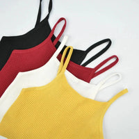 Lace-Up Sleeveless Bandage Crop Top