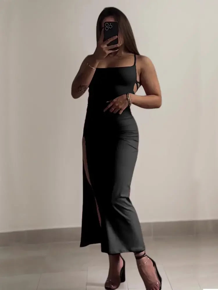 Halter Strap Bodycon Mini Dress