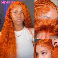 Ginger Deep Wave HD Lace Wig – 13x4 & 13x6 | 200% & 250% Density