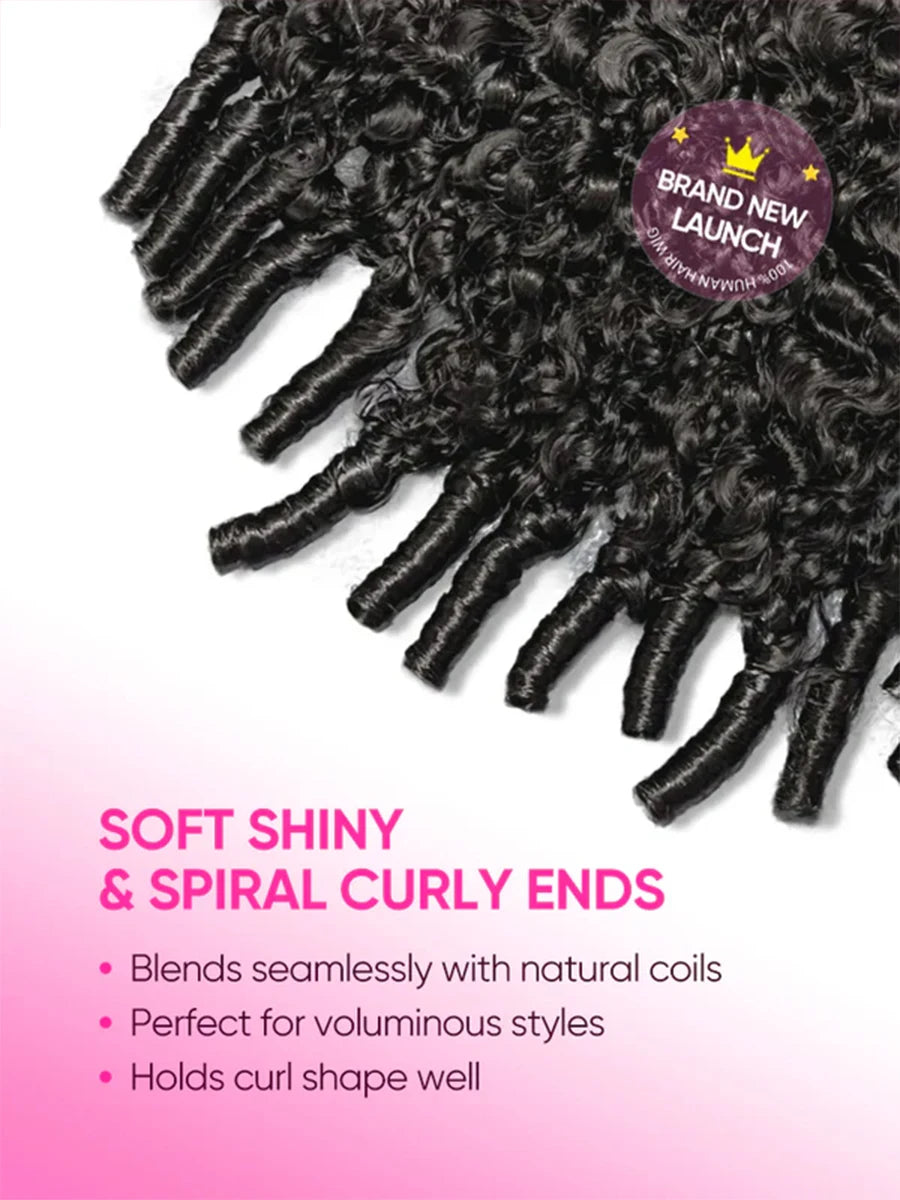 Burmese Curly Human Hair Wig – HD Lace