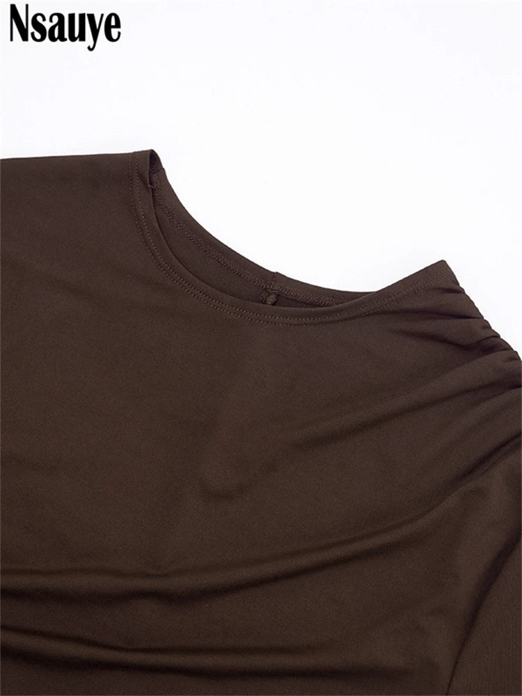 Short Wrap High Waist Mini Dress