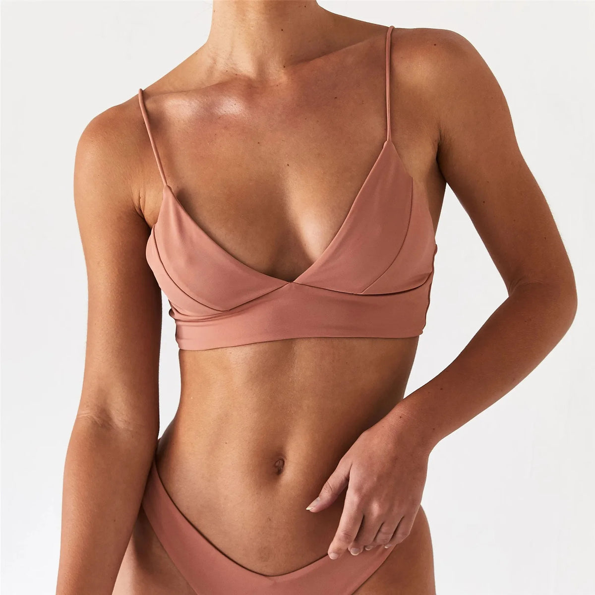 Push-Up High-Cut Bikini Set