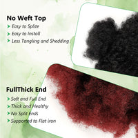 1B/Burgundy Soft Braiding Hair Extensions