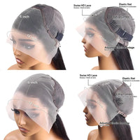 Body Wave Short Bob Wig – HD Lace Frontal & Closure