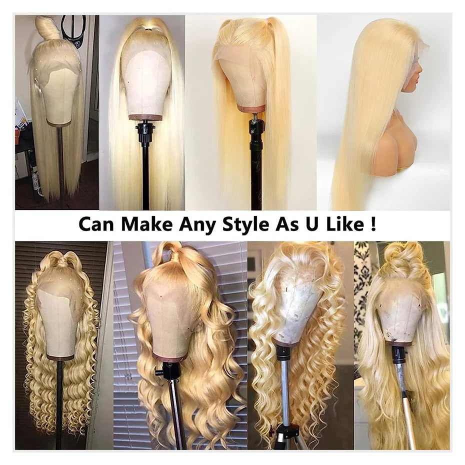 613 Blonde Straight HD Lace Frontal Wig – 13x4 & 13x6