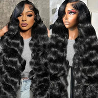 Natural Black Body Wave HD Lace Wig – 13x4, 13x6 & 7x6 | 220 Density