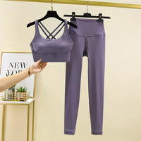 Seamless High-Waist Yoga Set