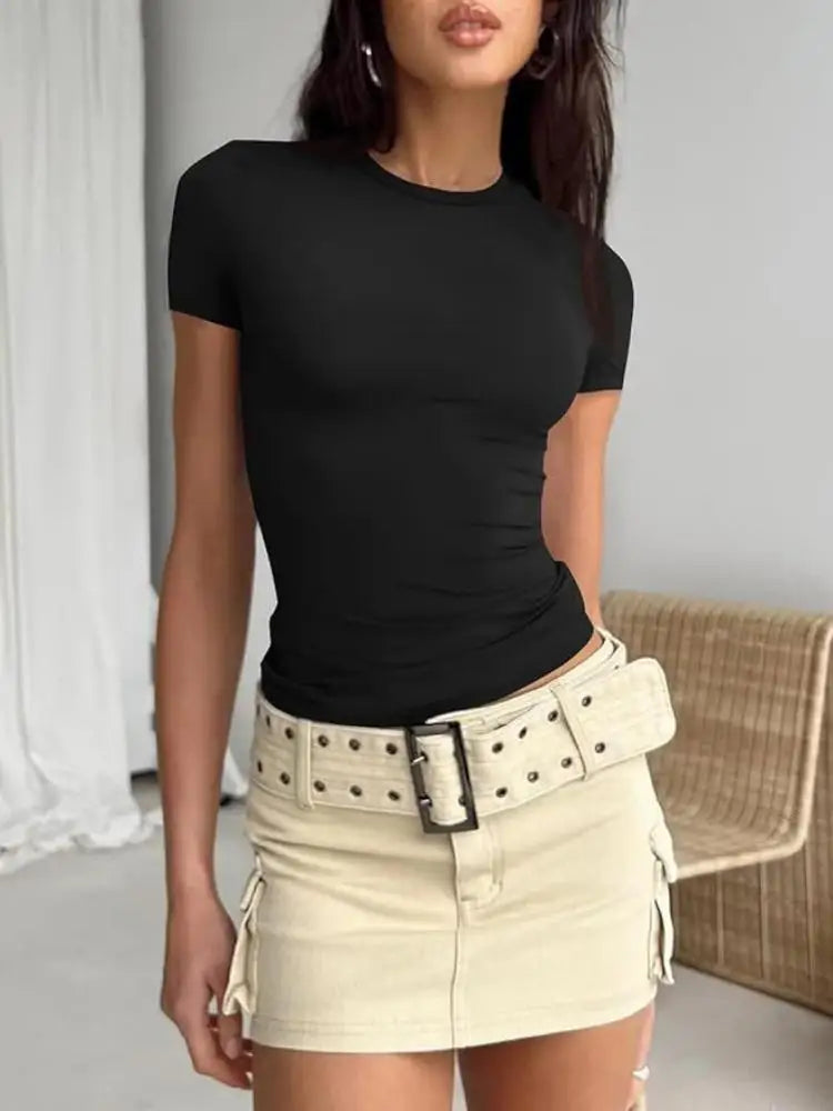 Slim Fit Crop T-Shirt
