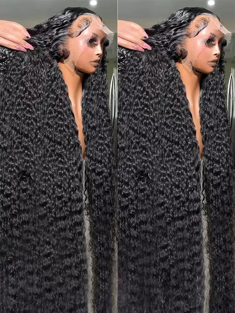 Natural Black Straight HD Lace Wig – 13x4 & 13x6 | 180, 200 & 250 Density