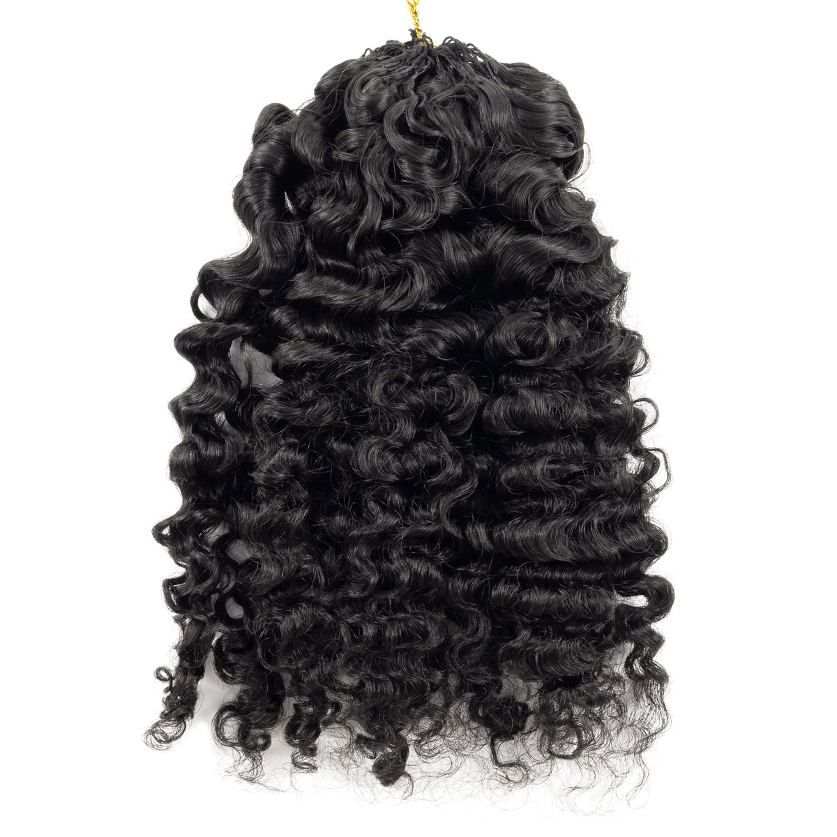 Soft Fashion Feather Crochet Hair Extensions 100% Human Hair Crochet Curly for Braiding Hair Extensions