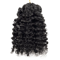 Soft Fashion Feather Crochet Hair Extensions 100% Human Hair Crochet Curly for Braiding Hair Extensions