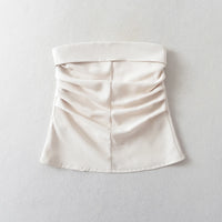 Strapless Tank Top & Mini Skirt Set