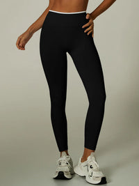 Color Contrast Backless Seamless Yoga Set