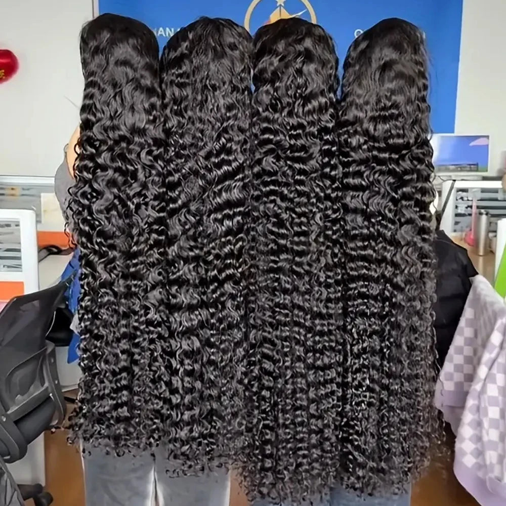 Jerry Curly HD Lace Wig – 250% Density | 13x4 & 13x6 Brazilian Human Hair