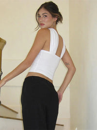 Strapless Crop Tube Top – White