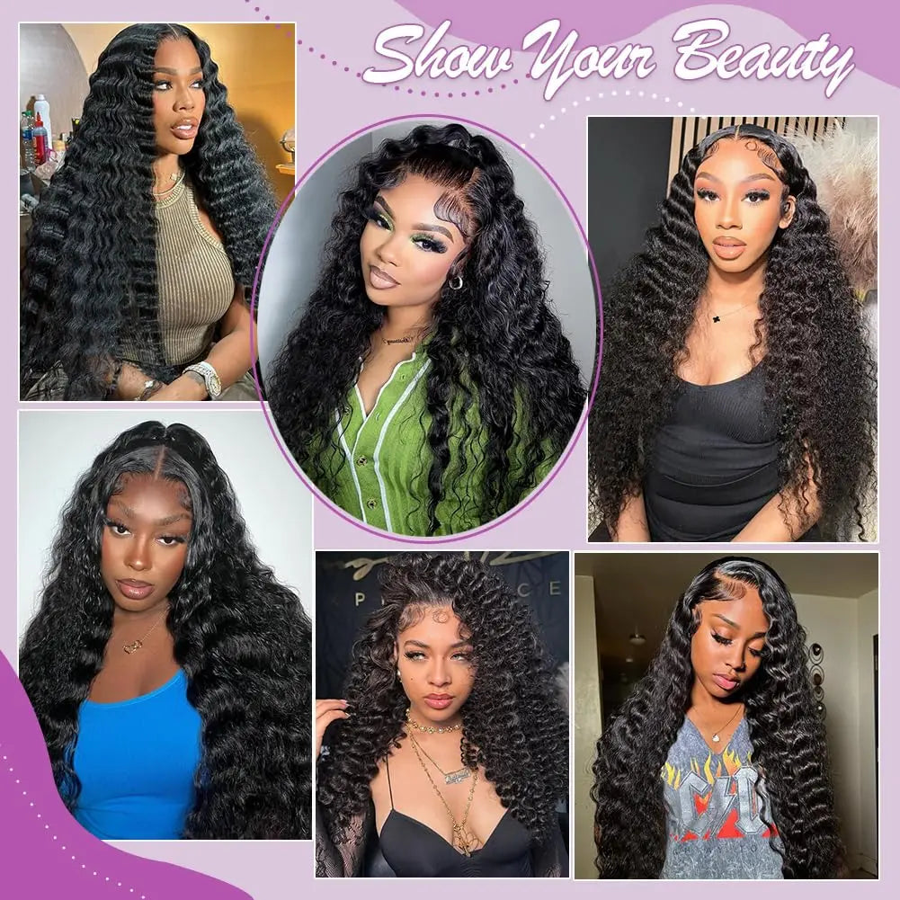 Natural Black Body Wave 360 HD Lace Wig – 13x4 & 13x6 | 200% & 250% Density